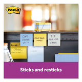 Post-it® Notes Super Sticky Pads In New York Colors Notes, 4 X 6, 90-sheets-pad, 5 Pads-pack freeshipping - TVN Wholesale 