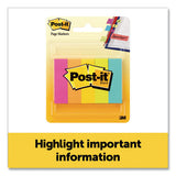 Post-it® Page Flag Markers, Assorted Brights, 100 Strips-pad, 5 Pads-pack freeshipping - TVN Wholesale 