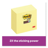 Post-it® Notes Super Sticky Canary Yellow Note Pads, Lined, 4 X 4, 90-sheet, 12-pack freeshipping - TVN Wholesale 