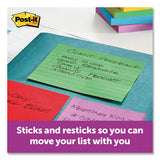Post-it® Notes Super Sticky Pads In Playful Primary Colors, Lined, 4 X 4, 90 Sheets-pad, 6 Pads-pack freeshipping - TVN Wholesale 