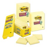 Post-it® Notes Super Sticky Canary Yellow Pads, Lined, 4 X 4, 90-sheet, 6-pack freeshipping - TVN Wholesale 