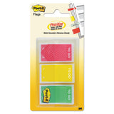 Post-it® Flags Arrow Message 1" Page Flags, "notarize," Yellow, 2 50-flag Dispensers-pack freeshipping - TVN Wholesale 