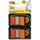 Post-it® Flags Standard Page Flags In Dispenser, Orange, 100 Flags-dispenser freeshipping - TVN Wholesale 