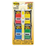 Post-it® Flags Page Flag Value Pack, Assorted, 200 1" Flags + Highlighter With 50 1-2" Flags freeshipping - TVN Wholesale 