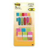Post-it® Standard And Arrow Flag Combo Pack, 0.47" And 0.94", Assorted Colors, 320-pack freeshipping - TVN Wholesale 
