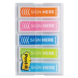 Post-it® Flags Arrow Message 1-2" Page Flags, Five Assorted Bright Colors, 100-pack freeshipping - TVN Wholesale 