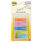 Post-it® Flags Arrow Message 1-2" Page Flags, Five Assorted Bright Colors, 100-pack freeshipping - TVN Wholesale 