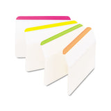 Post-it® Tabs 2" Angled Tabs, Lined, 1-5-cut Tabs, Assorted Brights, 2" Wide, 24-pack freeshipping - TVN Wholesale 