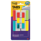 Post-it® Tabs Tabs Value Pack, 1-5-cut And 1-3-cut Tabs, Assorted Colors, 1" And 2" Wide, 114-pack freeshipping - TVN Wholesale 