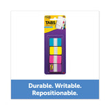 Post-it® 1" Wide Tabs With Dispenser, Aqua, Pink, Violet, Yellow, 88-pack freeshipping - TVN Wholesale 