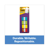 Post-it® 1" Wide Tabs With Dispenser, Aqua, Lime, Red, Yellow, 88-pack freeshipping - TVN Wholesale 