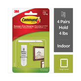 Command™ Picture Hanging Strips, Removable, Holds Up To 4 Lbs Per Pair,  0.63 X 1.81, White, 8 Pairs-pack freeshipping - TVN Wholesale 