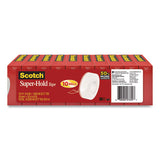 Scotch® Super-hold Tape Refill, 1" Core, 0.75" X 27.77 Yds, Crystal Clear, 10 Rolls-pack freeshipping - TVN Wholesale 