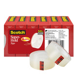 Scotch® Super-hold Tape Refill, 1" Core, 0.75" X 27.77 Yds, Crystal Clear, 10 Rolls-pack freeshipping - TVN Wholesale 