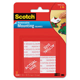 Scotch® Precut Removable Mounting Tabs, Removable, Holds Up To 0.25 Lb, 6 Tabs, Double-sided, 0.5 X 0.75, Black, 480-pack freeshipping - TVN Wholesale 