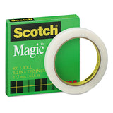 Scotch® Magic Office Tape, 3" Core, 0.5" X 72 Yds, Clear freeshipping - TVN Wholesale 