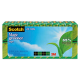 Scotch® Magic Greener Tape, 1" Core, 0.75" X 75 Ft, Clear, 24-pack freeshipping - TVN Wholesale 