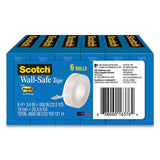 Scotch® Wall-safe Tape, 1" Core, 0.75" X 66.66 Ft, Clear, 6-pack freeshipping - TVN Wholesale 