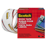 Scotch® Book Tape, 3" Core, 2" X 15 Yds, Clear freeshipping - TVN Wholesale 
