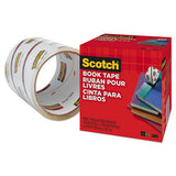 Scotch® Book Tape, 3" Core, 4" X 15 Yds, Clear freeshipping - TVN Wholesale 