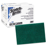 Scotch-Brite™ PROFESSIONAL Heavy Duty Scouring Pad 86, 6 X 9, Green, 12-pack, 3 Packs-carton freeshipping - TVN Wholesale 