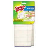 Scotch-Brite™ Kitchen Cleaning Cloth, Microfiber, White, 2-pack, 12 Packs-carton freeshipping - TVN Wholesale 