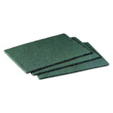 Scotch-Brite™ PROFESSIONAL Commercial Scouring Pad 96, 6 X 9, Green, 10-pack freeshipping - TVN Wholesale 