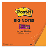 Post-it® Notes Super Sticky Big Notes, Unruled, 30 Orange 11 X 11 Sheets freeshipping - TVN Wholesale 