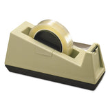 Scotch® Heavy-duty Weighted Desktop Tape Dispenser, 3" Core, Plastic, Putty-brown freeshipping - TVN Wholesale 