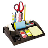 Post-it® Notes Dispenser With Weighted Base, Plastic, 10 1-4" X 6 3-4" X 2 3-4", Black freeshipping - TVN Wholesale 