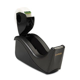 Scotch® Value Desktop Tape Dispenser, Attached 1" Core, Black-silver freeshipping - TVN Wholesale 