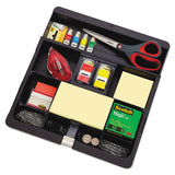 Post-it® Recycled Plastic Desk Drawer Organizer Tray, 12 Compartments, 11.75 X 10.5  To 16 X 1.63, Black freeshipping - TVN Wholesale 