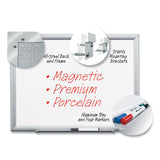 3M™ Porcelain Dry Erase Board, 96 X 48, Aluminum Frame freeshipping - TVN Wholesale 