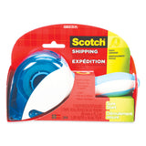 Scotch® Easy Grip Tape Dispenser With One Roll Of Tape, 1.5" Core, For Rolls Up To 2" X 25 Yds, Blue-white freeshipping - TVN Wholesale 