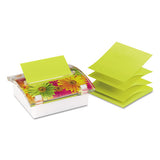 Post-it® Pop-up Notes Clear Top Pop-up Note Dispenser, 3 X 3 Super Sticky Canary Notes, Black freeshipping - TVN Wholesale 