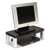 3M™ Extra-wide Adjustable Monitor Stand, 20" X 12" X 1" To 5.78", Silver-black, Supports 40 Lbs freeshipping - TVN Wholesale 