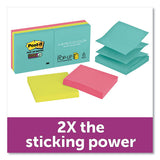 Post-it® Dispenser Notes Super Sticky Pop-up 3 X 3 Note Refill, Supernova Neons Collection Colors, 90 Notes-pad, 6 Pads-pack freeshipping - TVN Wholesale 