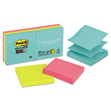 Post-it® Dispenser Notes Super Sticky Pop-up 3 X 3 Note Refill, Supernova Neons Collection Colors, 90 Notes-pad, 6 Pads-pack freeshipping - TVN Wholesale 