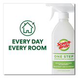 Scotch-Brite™ One Step Disinfectant And Cleaner, Light Fresh Scent, 28 Oz Spray Bottle, 6-carton freeshipping - TVN Wholesale 