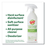 Scotch-Brite™ One Step Disinfectant And Cleaner, Light Fresh Scent, 28 Oz Spray Bottle freeshipping - TVN Wholesale 