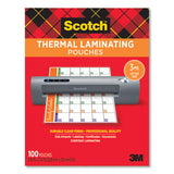 Scotch™ Laminating Pouches, 5 Mil, 2.25" X 4.25", Gloss Clear, 100-pack freeshipping - TVN Wholesale 