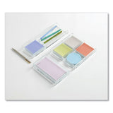 Noted by Post-it® Brand Large Acrylic Tray, Holds (4) 3 X 3 Note Pads, 6.9 X 6.9, Clear freeshipping - TVN Wholesale 