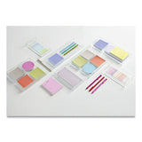 Noted by Post-it® Brand Large Acrylic Tray, Holds (4) 3 X 3 Note Pads, 6.9 X 6.9, Clear freeshipping - TVN Wholesale 