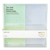 Noted by Post-it® Brand Large Acrylic Tray, Holds (4) 3 X 3 Note Pads, 6.9 X 6.9, Clear freeshipping - TVN Wholesale 