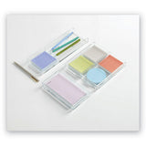 Noted by Post-it® Brand Acrylic Note And Pen Tray, Holds 3 X 3 Note Pad, 3.8 X 10.5, Clear freeshipping - TVN Wholesale 