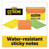 Post-it® Extreme Notes Xl Notes With Holder, Green-orange-yellow, 4.5" X 6.75", 25 Sheets-pad, 9 Pads-pack freeshipping - TVN Wholesale 