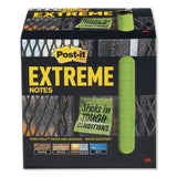 Post-it® Extreme Notes Water-resistant Self-stick Notes, Green, 3" X 3", 45 Sheets, 12-pack freeshipping - TVN Wholesale 