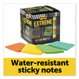Post-it® Extreme Notes Water-resistant Self-stick Notes, Multi-colored, 3" X 3", 45 Sheets, 12-pack freeshipping - TVN Wholesale 