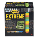 Post-it® Extreme Notes Water-resistant Self-stick Notes, Multi-colored, 3" X 3", 45 Sheets, 12-pack freeshipping - TVN Wholesale 