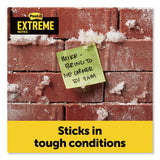 Post-it® Extreme Notes Water-resistant Self-stick Notes, Green, 3" X 3", 45 Sheets, 3-pack freeshipping - TVN Wholesale 